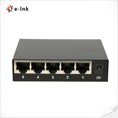Onbeheerde 5 poort Ethernet-switch 10/100/1000Mbps