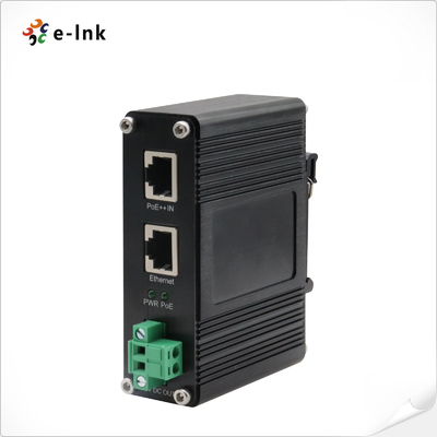 Industriële 10/100/1000Mbps 802.3bt PoE++ Splitter Uitgangsspanning 12VDC
