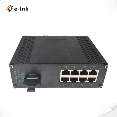 Industrial 8-Port 10/100/1000Base-T + 1-Port 1000Base-X Ethernet Switch