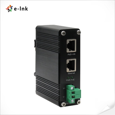 Industriële 10/100/1000Mbps 802.3bt PoE++ Splitter Uitgangsspanning 24VDC