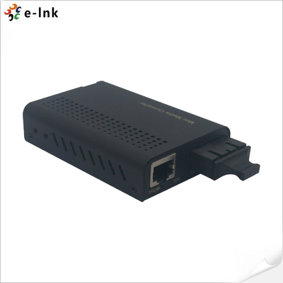 Mini 10/100/1000Base-TX naar 1000Base-FX Fiber Media Converter