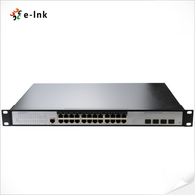 L3 24-poorts 10/100/1000T + 4-poorts 10G SFP+ Managed Ethernet Switch