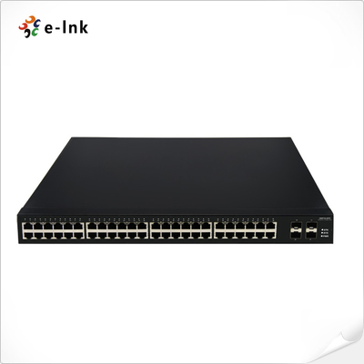 L3 beheerde 48-poort 10/100/1000BASE-T + 4-poort 10G SFP+ Gigabit Ethernet Switch