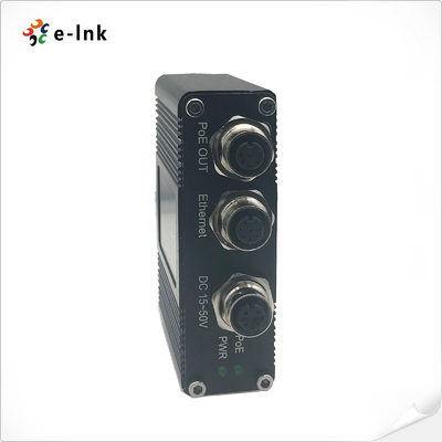 EN50155 Industriële 10/100/1000M 90W PoE-injector met M12-aansluiting
