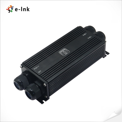 IP67 Waterdichte Industriële Gigabit PoE Extender (1 x Ingang 3 x Uitgang)