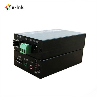 1Ch HDMI + 1Ch Bidirectionele Stereo Audio + 1Ch RS232 via Glasvezel Extender