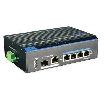 Industriële 4 poorten PoE ((250M) Fast Ethernet Switch