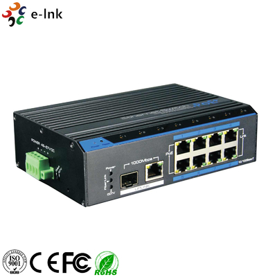 Industriële 8 Havenspoe (250M) Snelle Ethernet Schakelaar