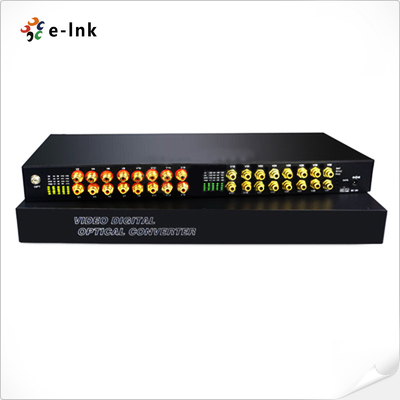 16Ch tweerichtingsrca-Audio over Vezel Optische Convertor