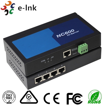 4-kanaals RS-232/422/485 naar Ethernet Server