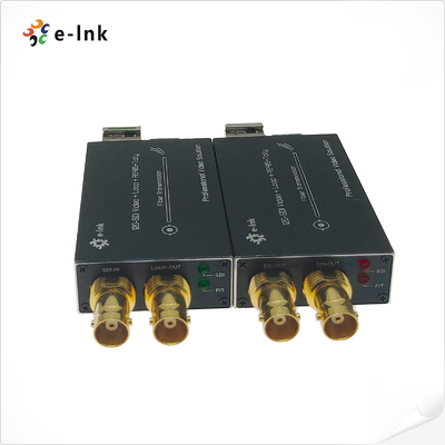 Mini 12G-SDI naar glasvezelconverter met Tally en RS485