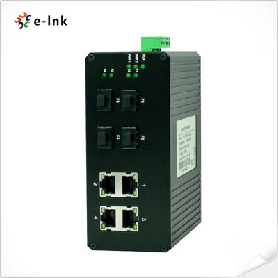 4G+4 SFP Gigabit industriële Ethernet-switch