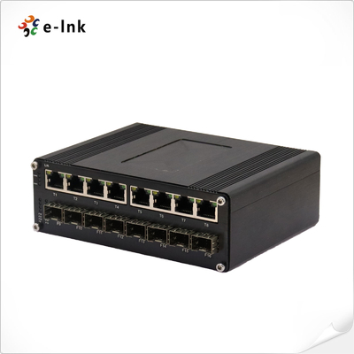 Industriële L2+ 8-poorts 10/100/1000T + 8-poorts 1000X SFP Managed Ethernet Switch
