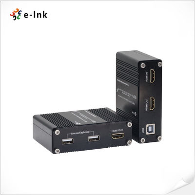 Mini 4K/60Hz HDMI 2.0 KVM USB over Glasvezel Extender Ondersteunt toetsenbord- en muissignaaloverdracht