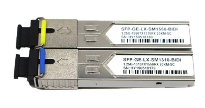 1.25 Gbps SFP Bi-Directionele Transceiver, 3 km Bereik 1310nm TX / 1550nm RX
