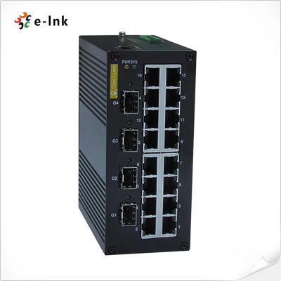 quality Beheerde industriële Ethernet-switch: 16 x 10/100BASETX + 4 x 1000BaseX SFP factory