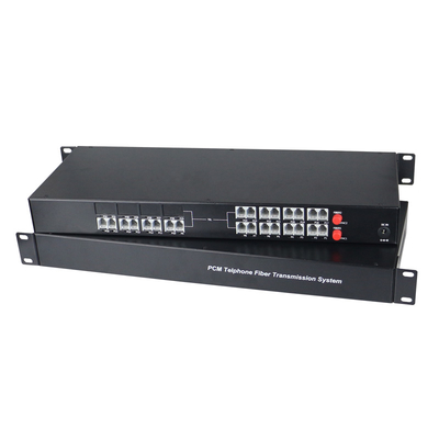 24-kanaals POTS（FXO/FXS） Telefoon over Glasvezel Multiplexer