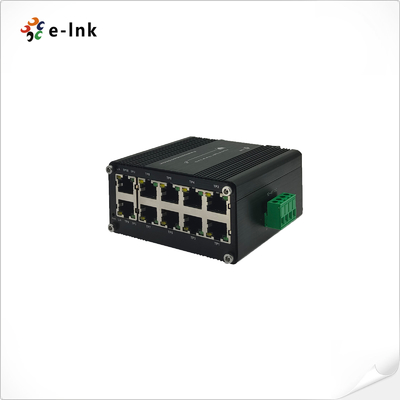 Mini Industriële 10-Poorts 10/100/1000M Gigabit Ethernet Switch Compact DIN-rail