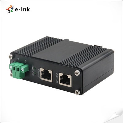 Industriële PoE++ Splitter 19VDC 802.3bt Gigabit 100m IP40 DIN-rail