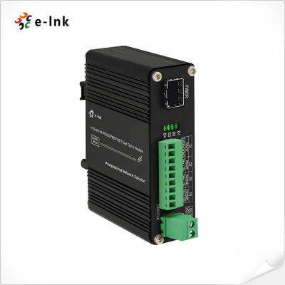 Industriële RS232 RS485 RS422 Glasvezel Modem Converter 2Mbps 80km DMX512 DIN Rail