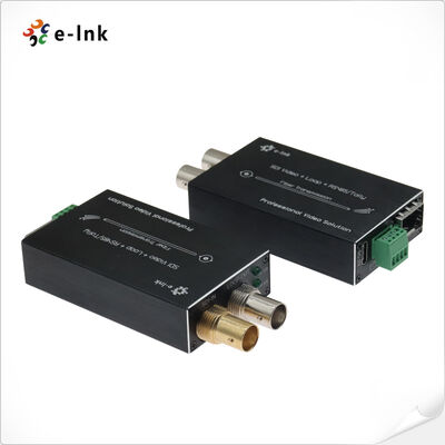 Mini 3G-SDI-vezelconverter met Tally RS485 80km CWDM-optie